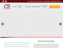 Tablet Screenshot of candsautorepairllc.com